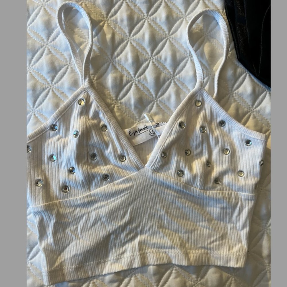 LF 'Emma & Sam' Studded Tank Top